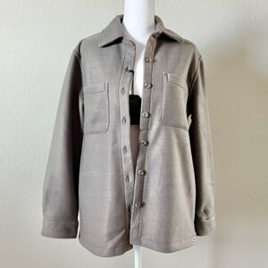 Better Unsaid Grey Button-Up Jacket